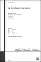 Teenager in Love, A SATB choral sheet music cover